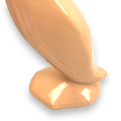 Large Pink & Gold Bird Statue