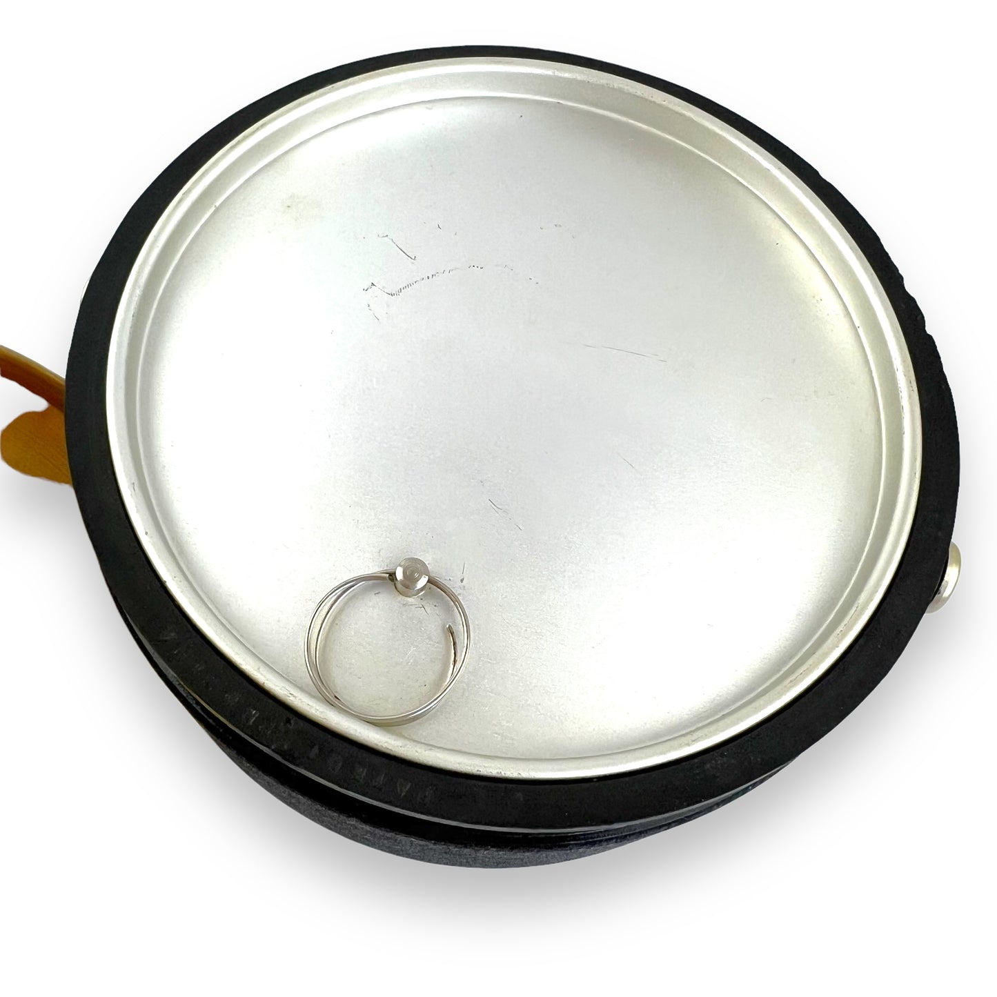 Black and Gold Atomic Ice Bucket with Ball Handle