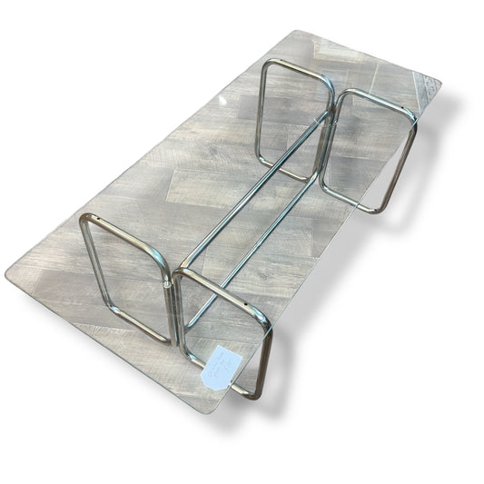 Chrome & Glass Coffee Table