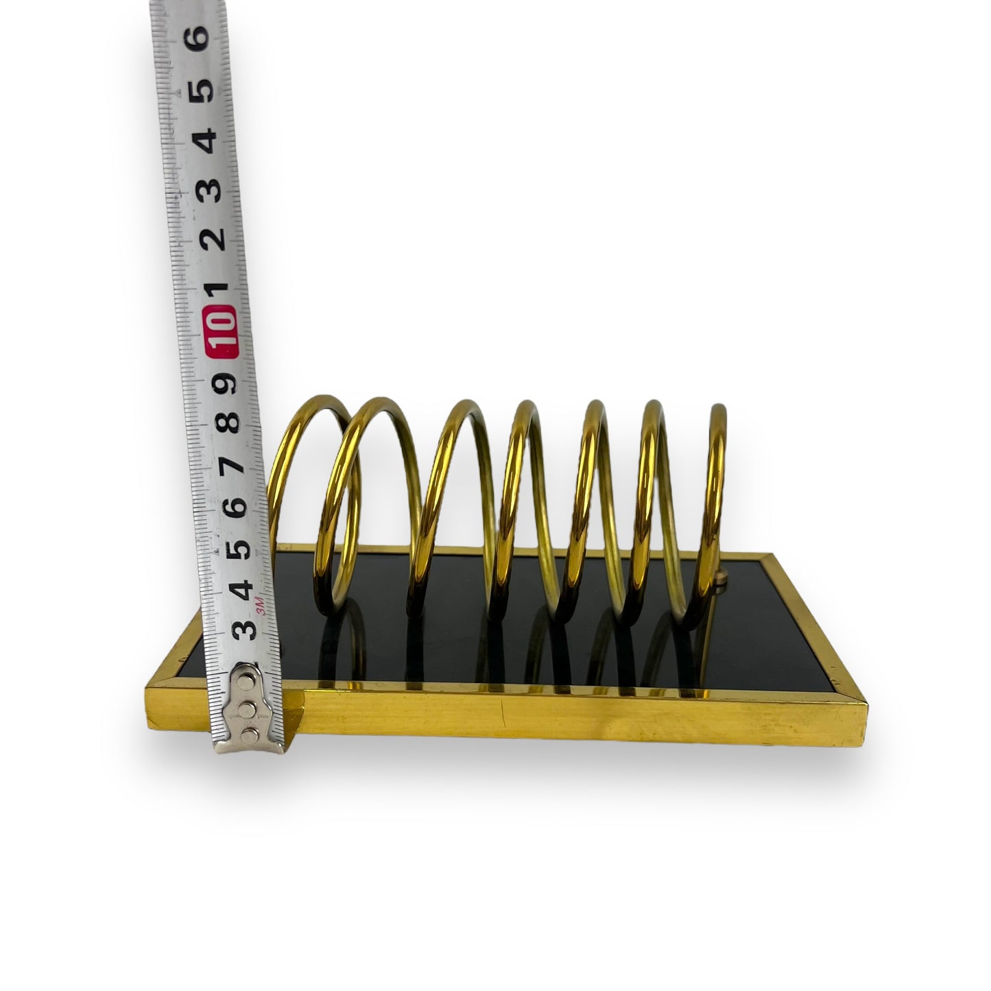 Gold & Black Metal Napkin Spiral Holder