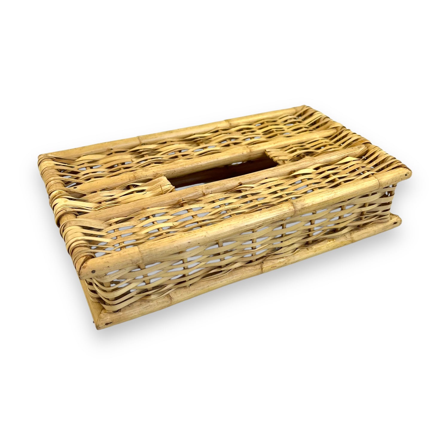 Cane Tissue Box Cover