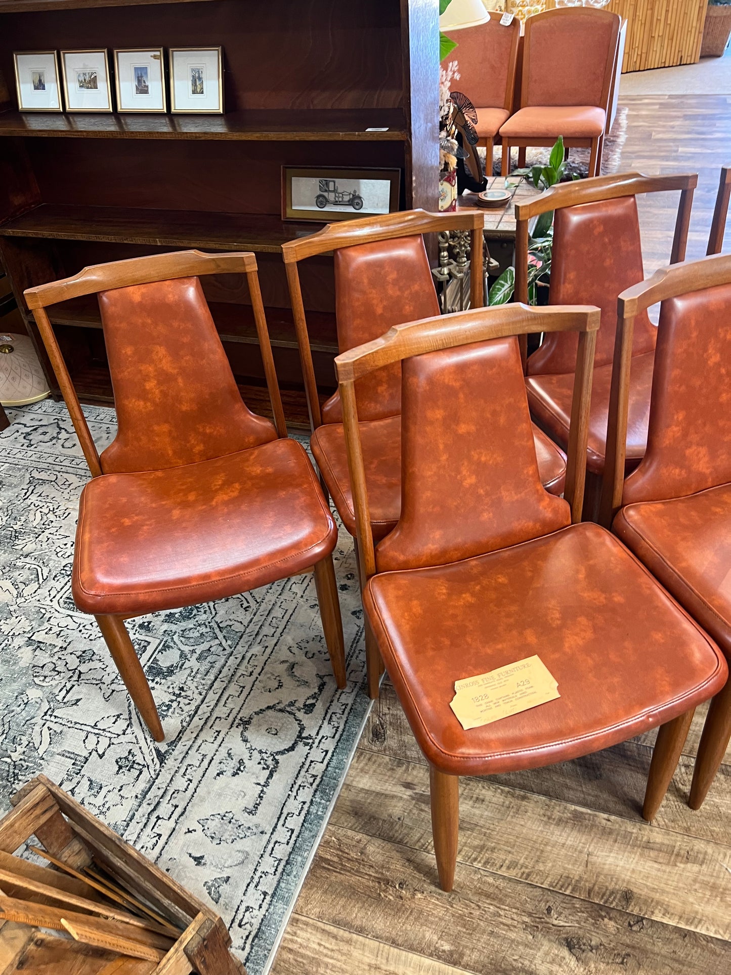 Set of 6 Mid-Century Dining Chairs by Kinross Fine Furniture