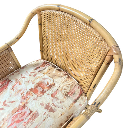 Cane single lounge chair