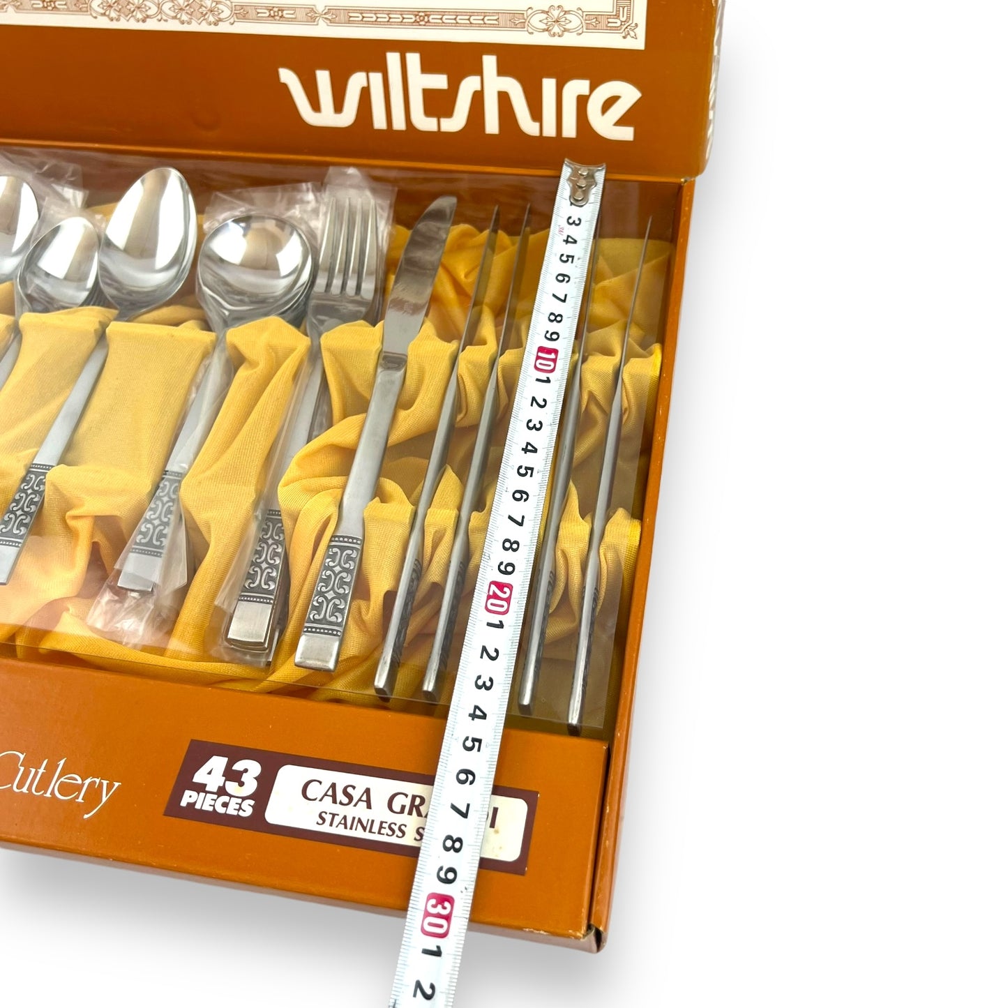 Wiltshire Casa Grandi 43-Piece Stainless Steel Cutlery Set - Brand New In Box