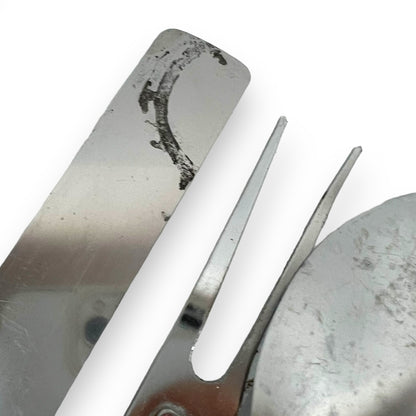 Kitchen Utensils Set x3 Brown Plastic Handles