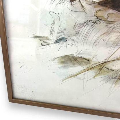 Red Fox framed Print - Woho  79