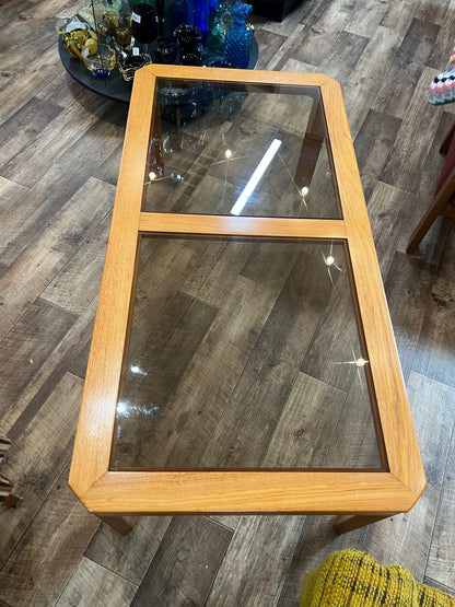 Parker Coffee Table | Solid Timber & Glass Top