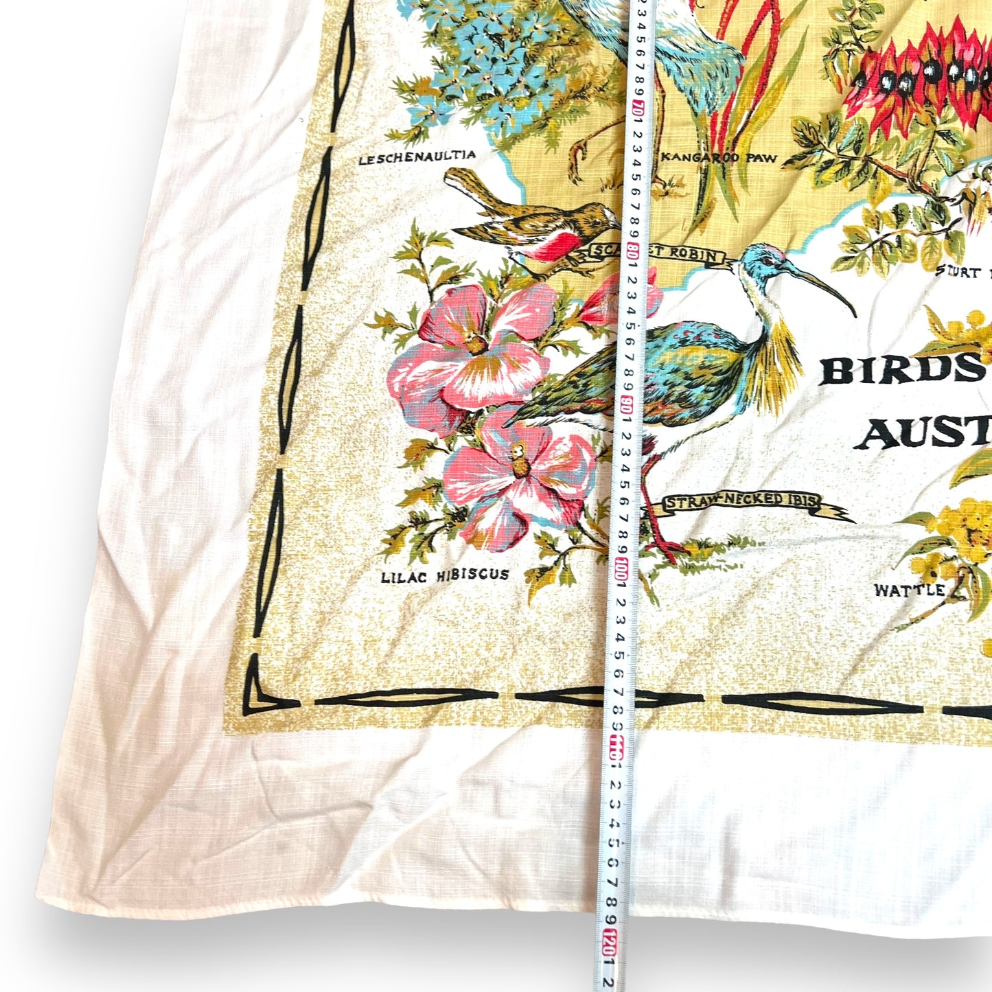 Birds & Flowers of Australia Pattern Tablecloth