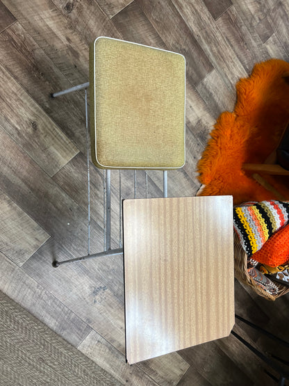 Telephone Table with Vinyl Seat