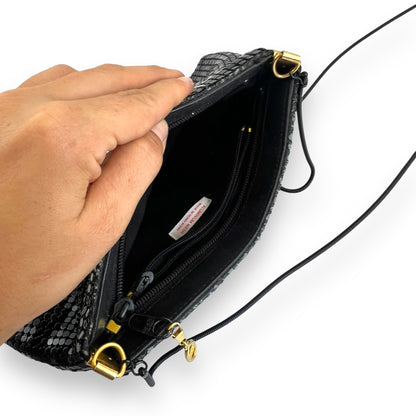 Vintage black mesh purse