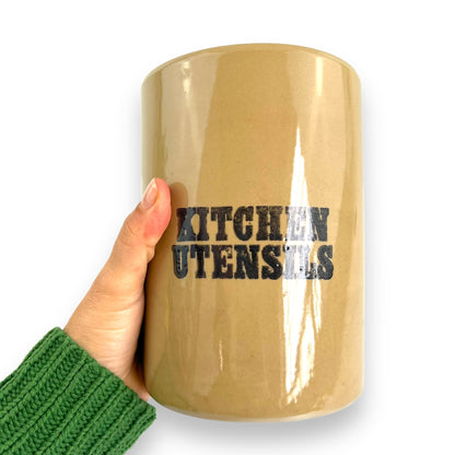 Kitchen Utensils Pottery Jar