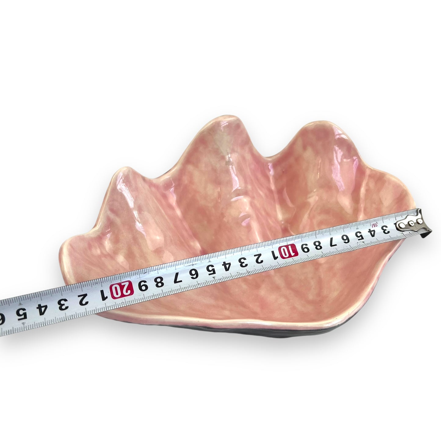 Pink & Black Clamshell Bowl