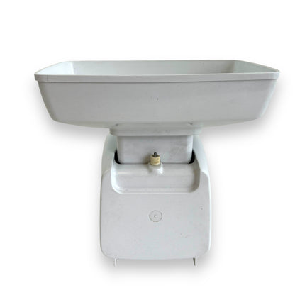 Krups white plastic kitchen scales