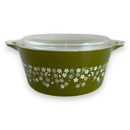 Pyrex 475-B Spring Blossom, Round Casserole with Lid
