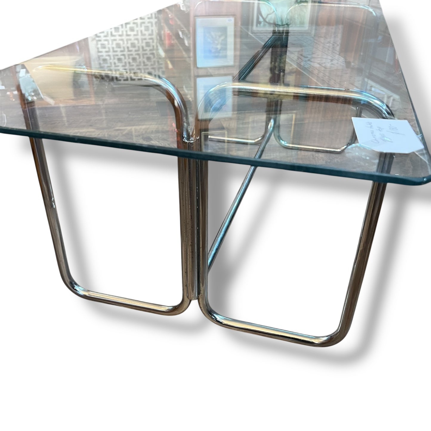 Chrome & Glass Coffee Table
