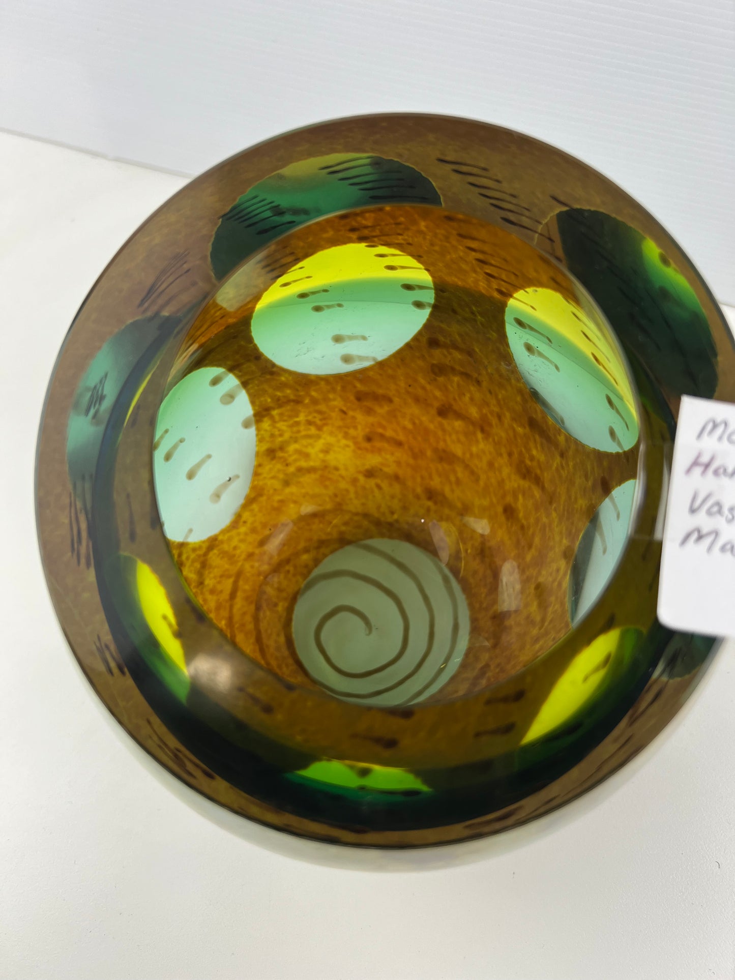 Molten Jewel Vase – Hand Blown Art Glass by Global Views, Made in Poland