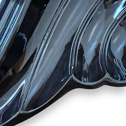 Black Shell-Shaped Serving Platter