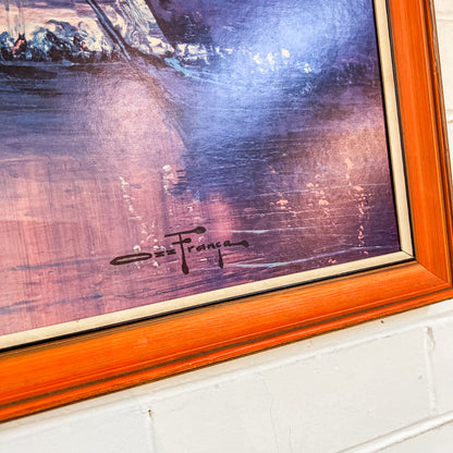 Ozz Franca “Metropolitan Skyline” Framed Print