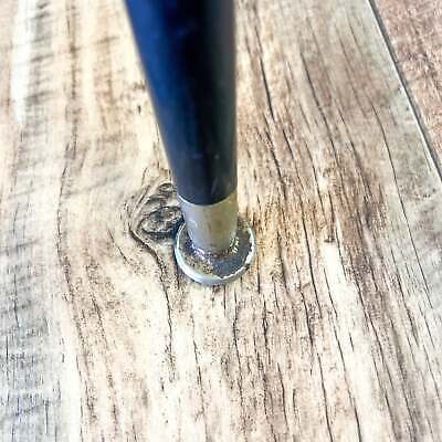 Laminate top side table black legs
