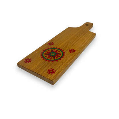 Hand-Painted Wooden Serving Board