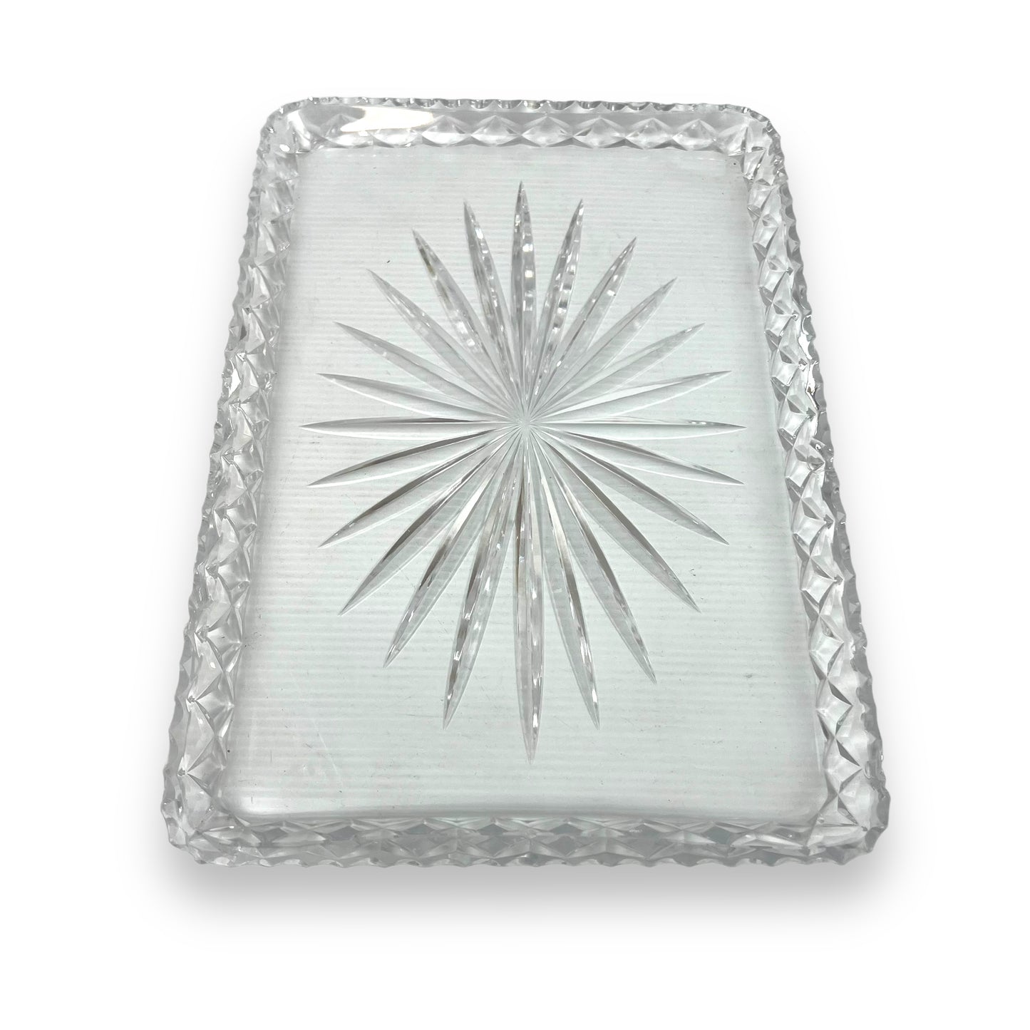 Glass Rectangle Jewellery Tray