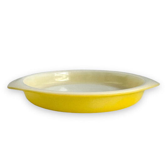 Yellow Agee Pyrex Pie Baking Dish