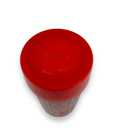 Red plaid Plastic Aladdin Thermos