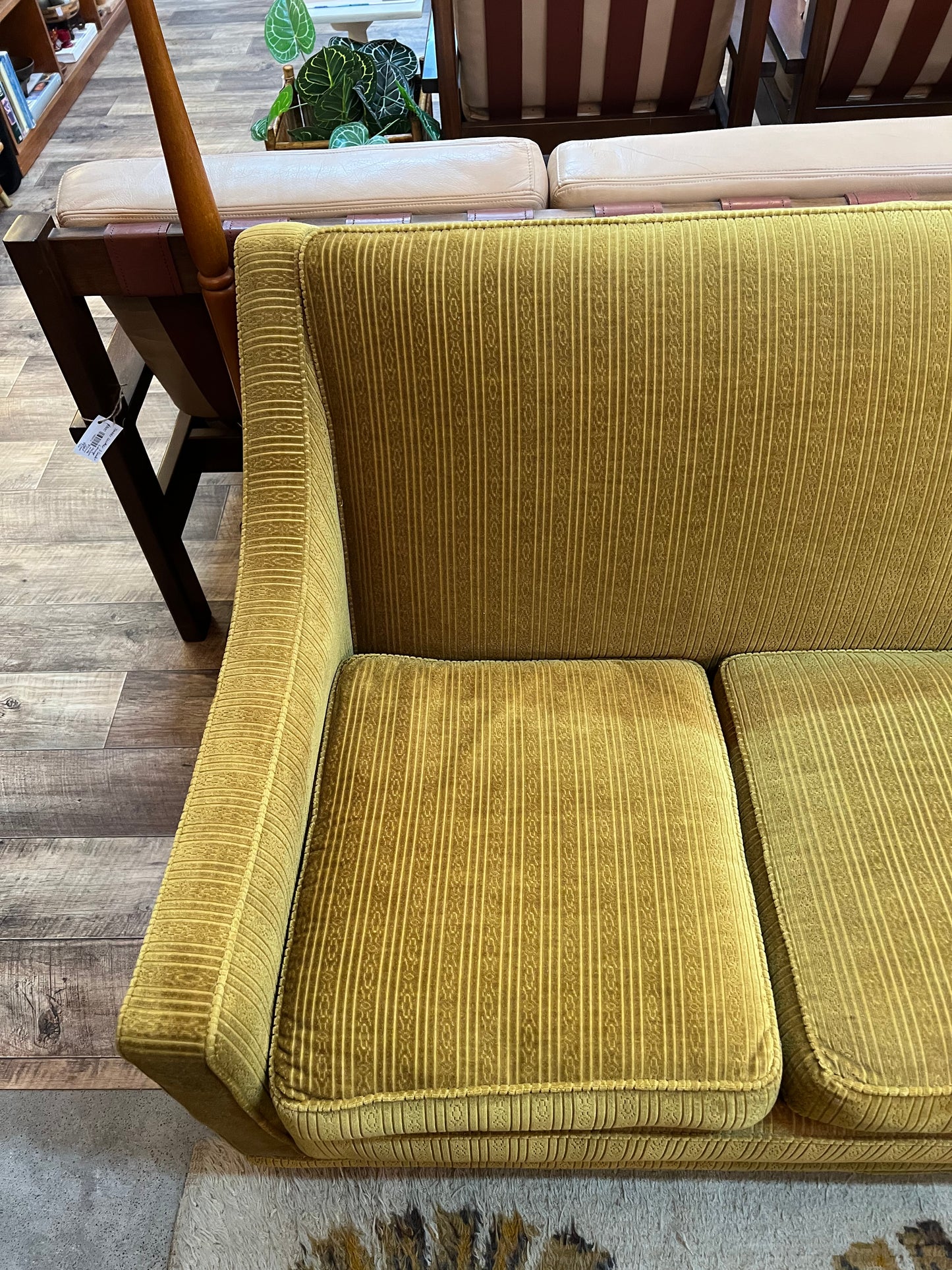 Olive Green 3 Seater Lounge