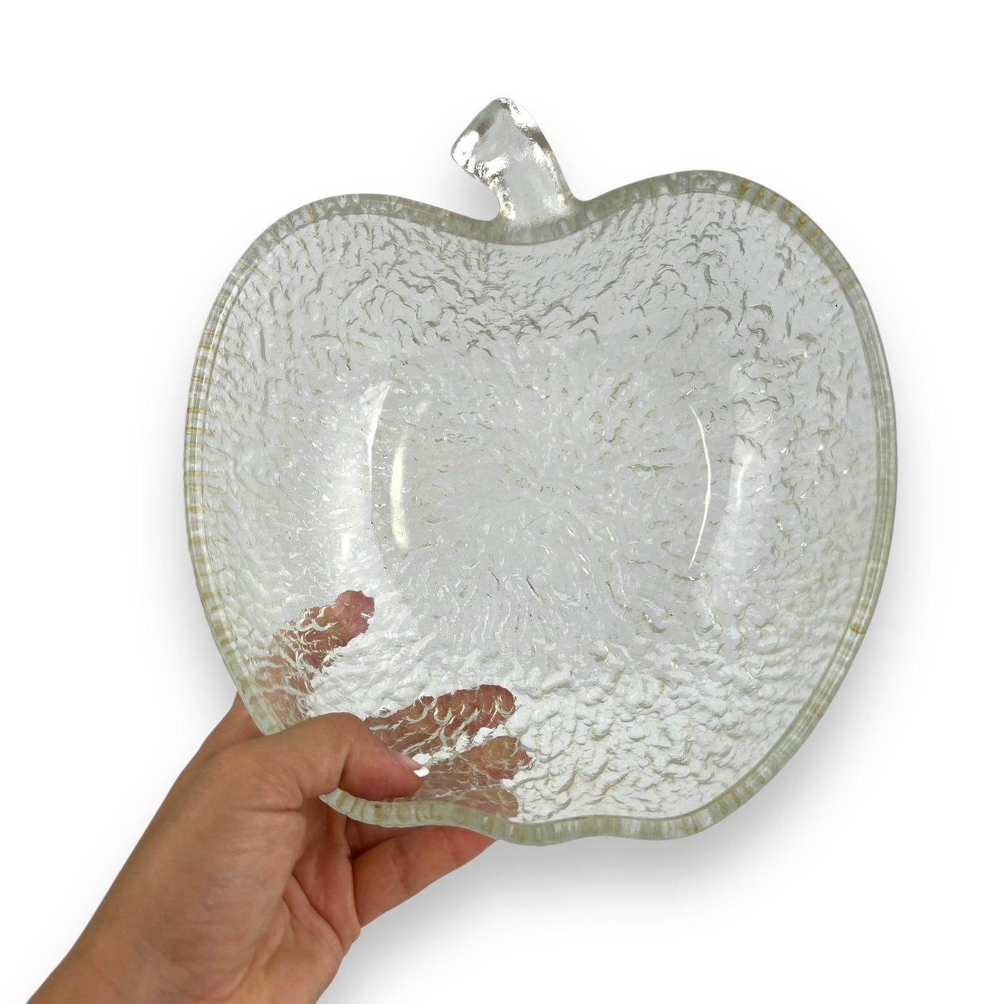 Apple Glass Large Bowl