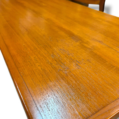 Large Teak Rectangle Coffee Table