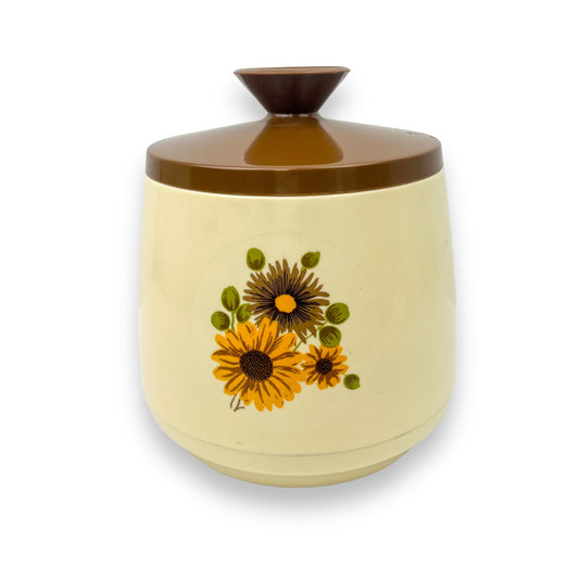 Retro Flower Plastic Storage Container