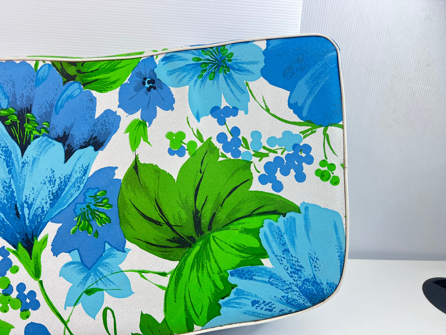 Standfast Blue & Green Floral Outdoor Bench Seat Cushion