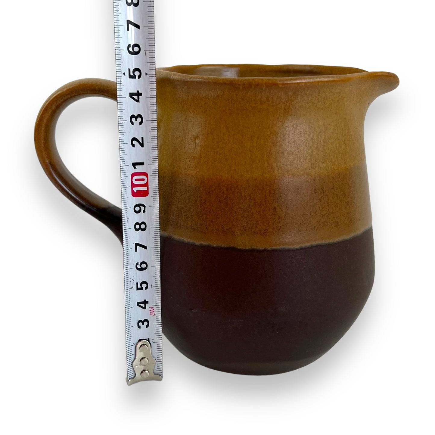 Brown Stripe Ceramic Jug
