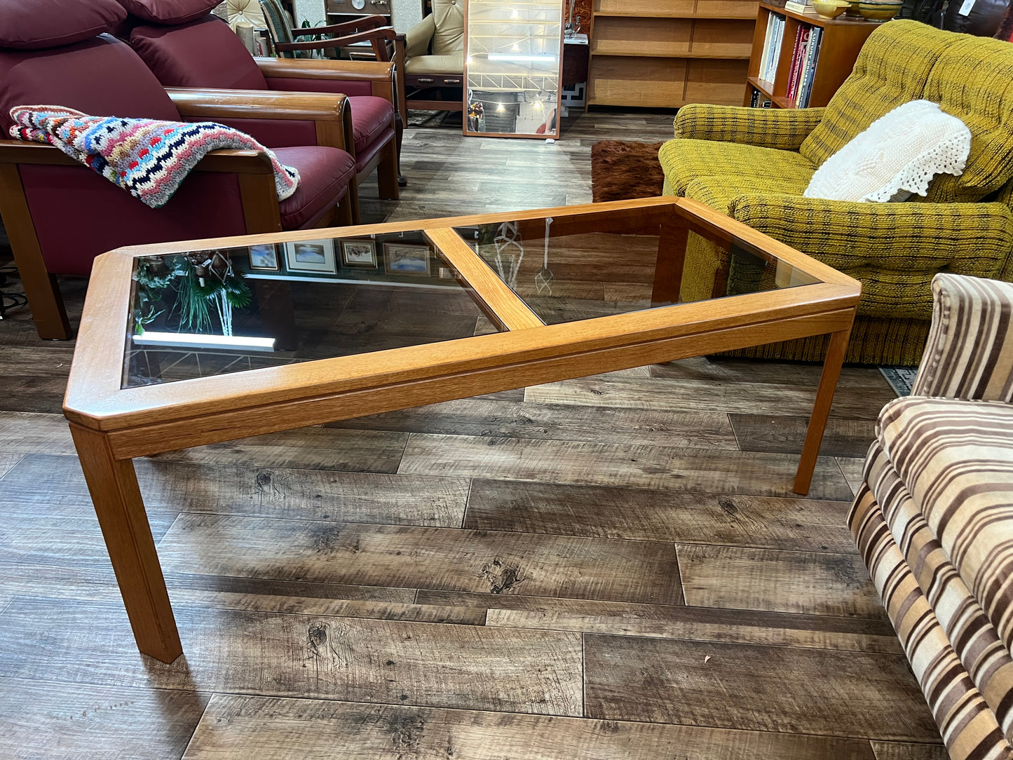 Parker Coffee Table | Solid Timber & Glass Top