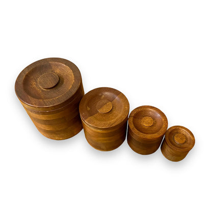 Wooden Canister Set (Set of 4)