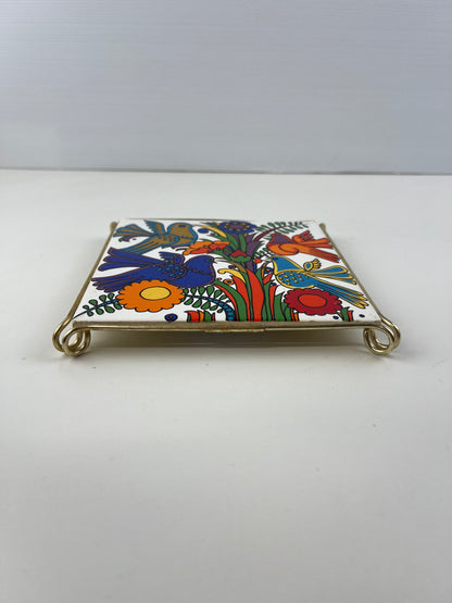 Villeroy & Boch Colourful Birds & Flowers Ceramic Trivet