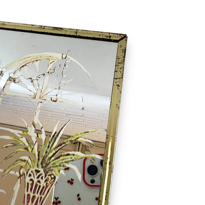 Pimpernel Girl Mirror Wall Art – 1970s Boho Glam