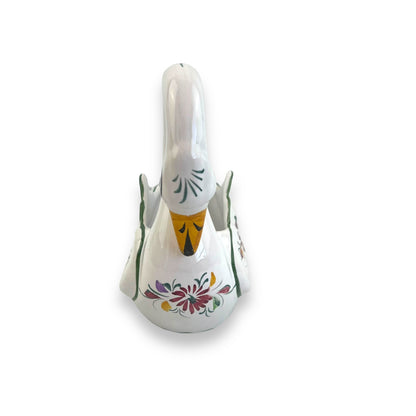 Hand-Painted Swan Planter – Made in Portugal