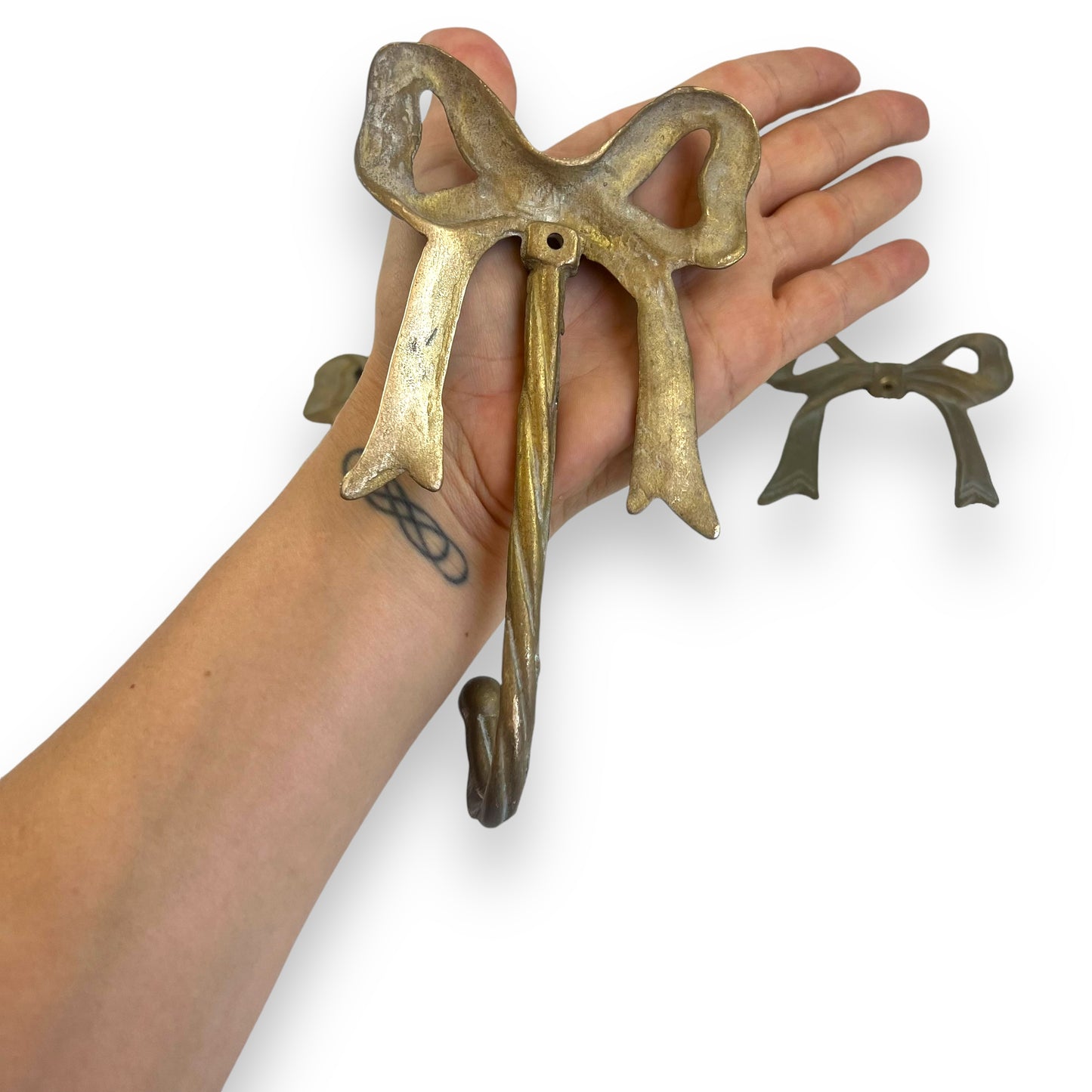 Brass Bow Wall Hook