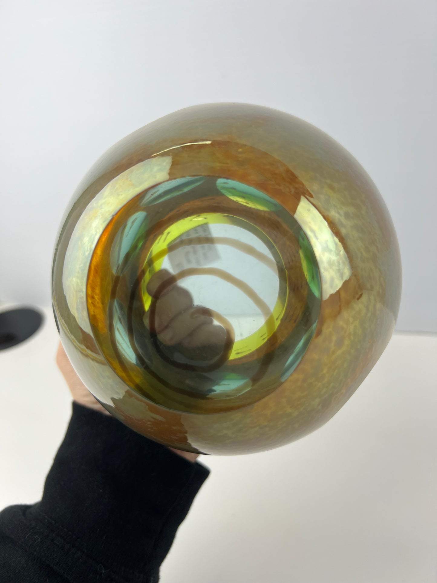 Molten Jewel Vase – Hand Blown Art Glass by Global Views, Made in Poland