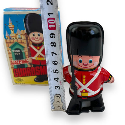 Yone Walking Guardsman Wind-Up Toy with Original Box - Made in Japan