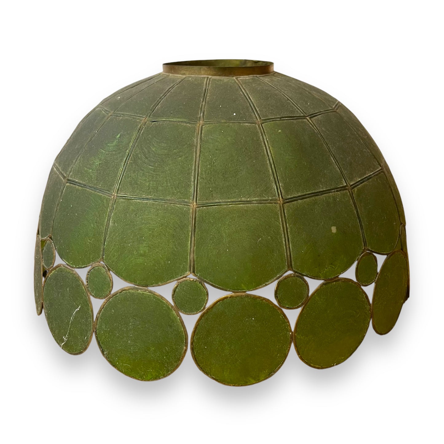 Green Capiz Shell Pendant Light Shade