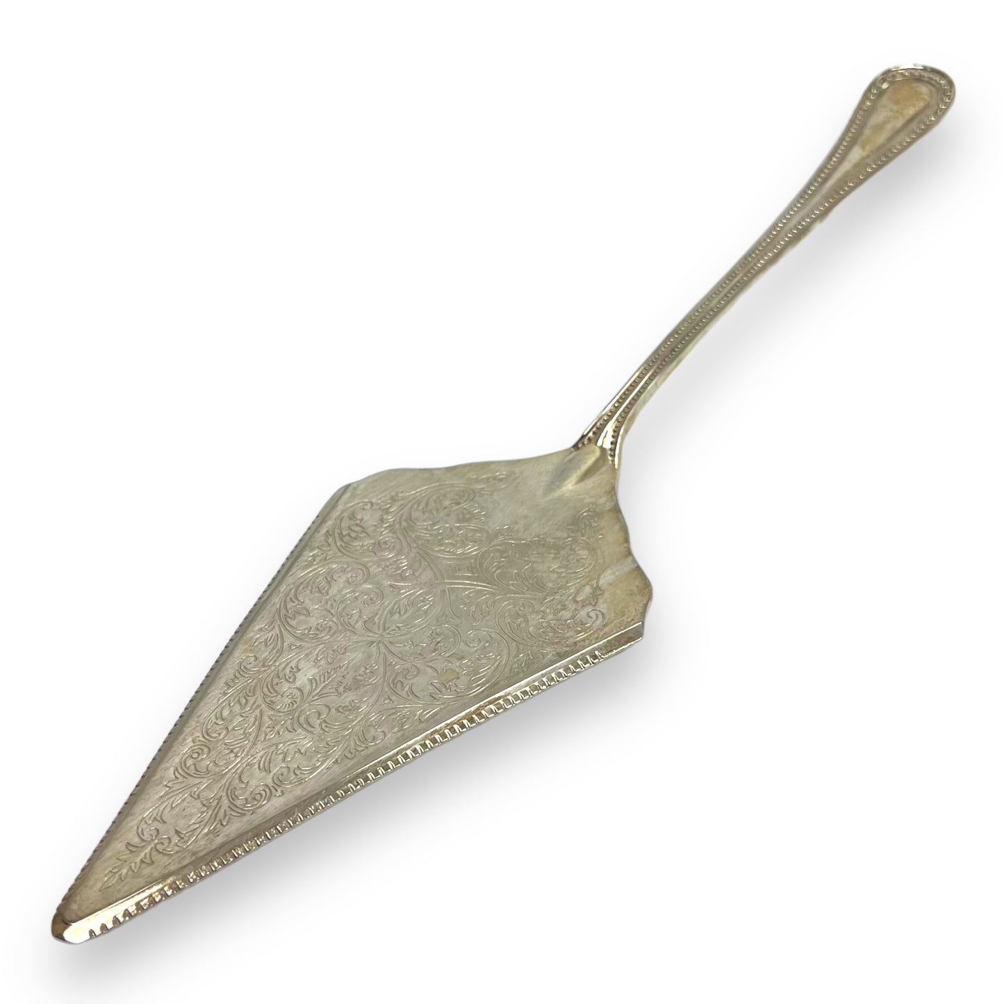 Silver Ornate Cake Server