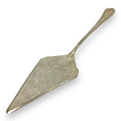 Silver Ornate Cake Server
