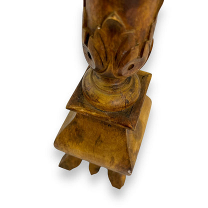 Wooden Candlestick Holder
