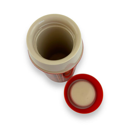 Red plaid Plastic Aladdin Thermos