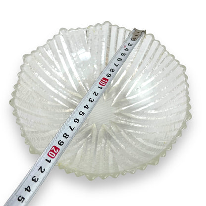 Ice Glass texture Bowl Large and small set