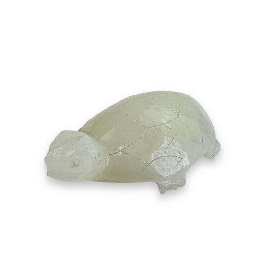 Stone carved turtle ornament