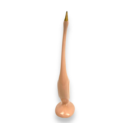 Pink & Gold Bird Statue
