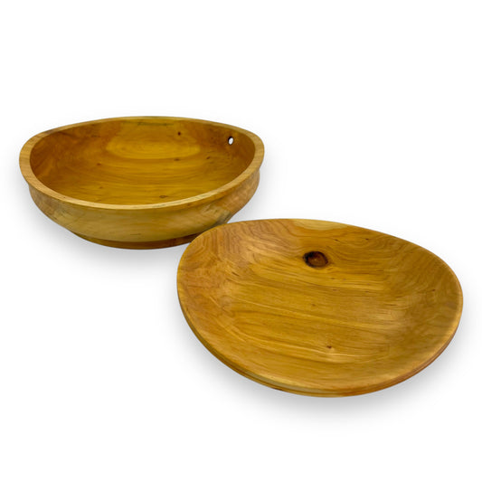 Wooden serving bowl set of 2 - Creek Poplar 1996